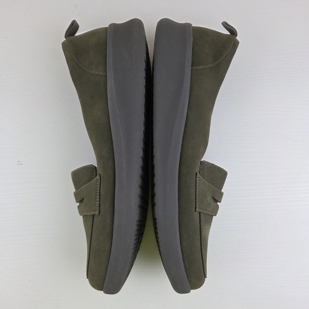 Clarks Cloud Steppers Sillian 2.0 Hope Green Comfort Penny Loafers Wmns Sz 11 W - Picture 11 of 14